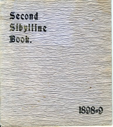 1899 Yearbook Cover