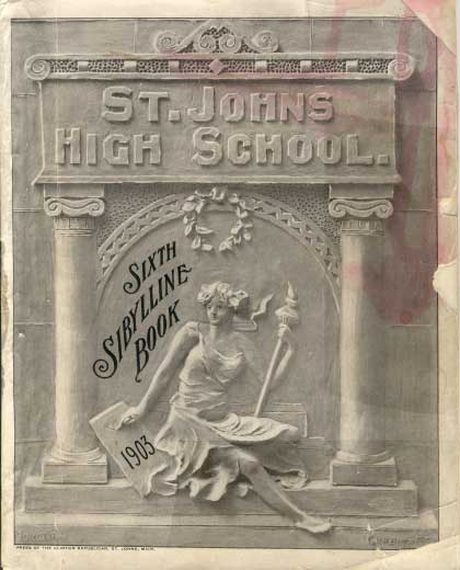 1903 St. Johns Yearbook Cover